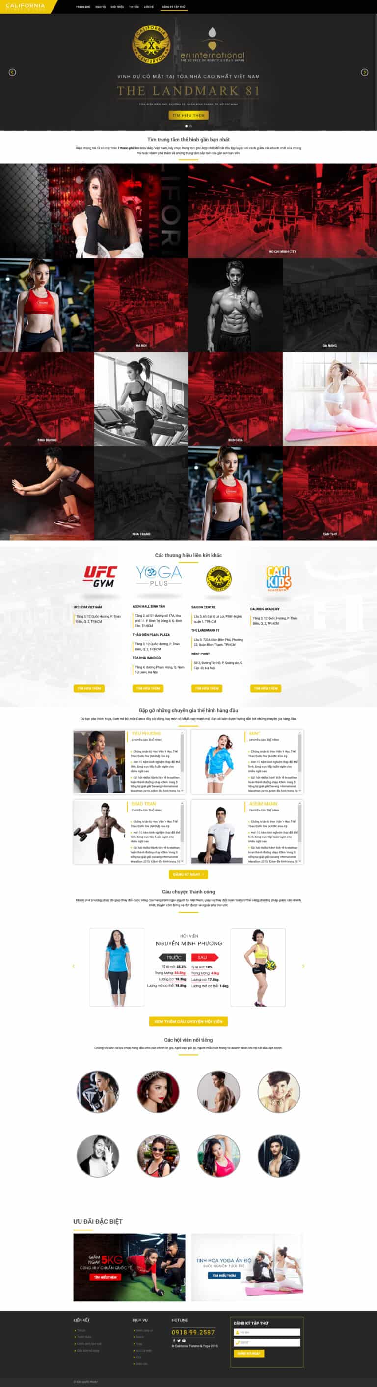 Theme wordpress tiệm gym