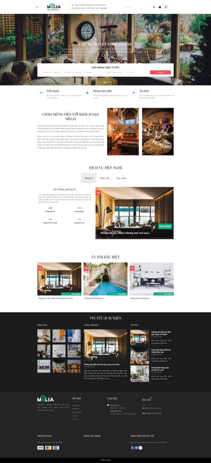 Theme wordpress khách sạn 04