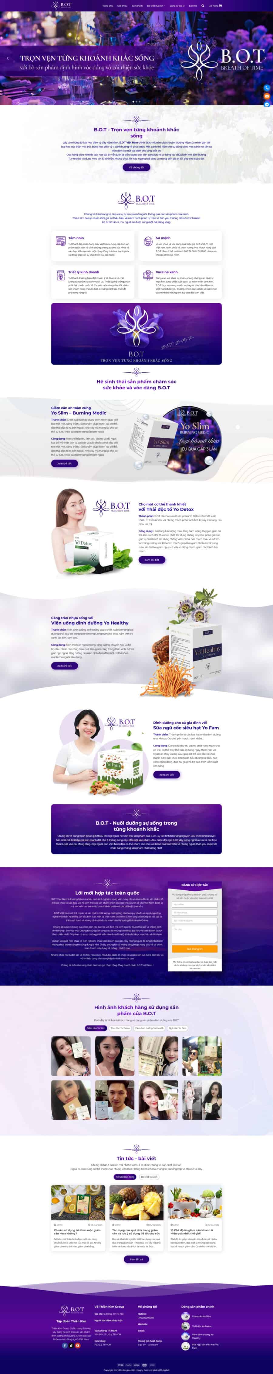 Theme wordpress thực phẩm chức năng 6