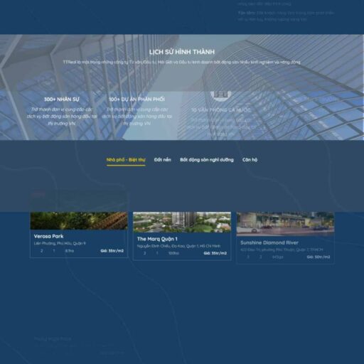 Theme bất động sản thủ thiêm real