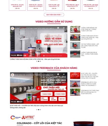 Theme wordpress sơn chống thấm