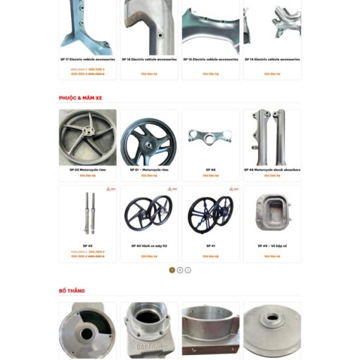 Theme wordpress bán phụ tùng xe máy