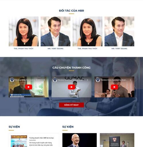 Theme wordpress đào tạo 2