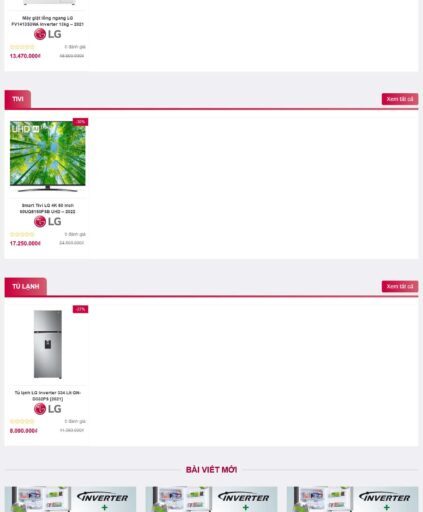Theme wordpress điện máy 8