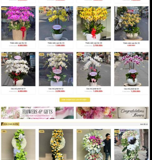 Theme wordpress shop hoa tươi 1