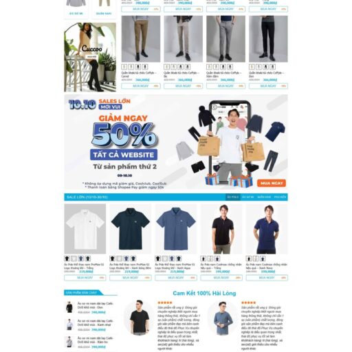 Theme wordpress thời trang nam đẹp