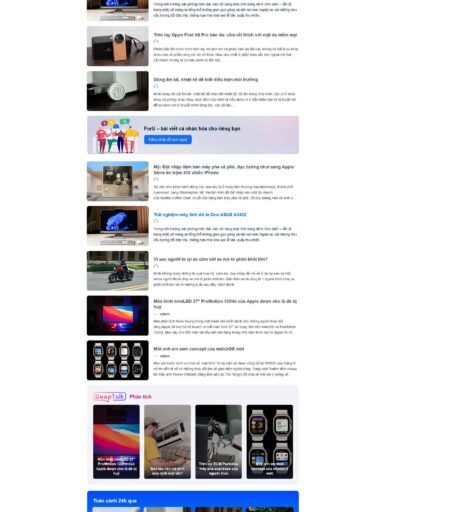 Theme wordpress web tin tức giống tinh tế