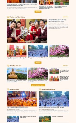 Theme wordpress chùa