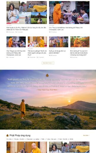 Theme wordpress chùa 3