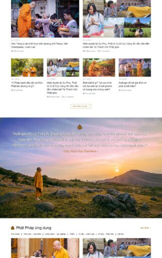 Theme wordpress tin tức 21 tin tức phật giáo