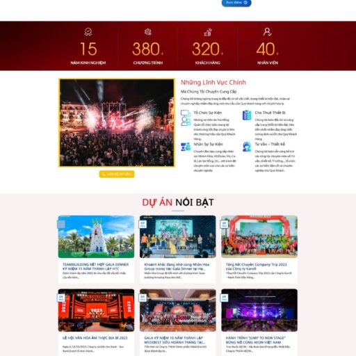 Theme wordpress tổ chức sự kiện