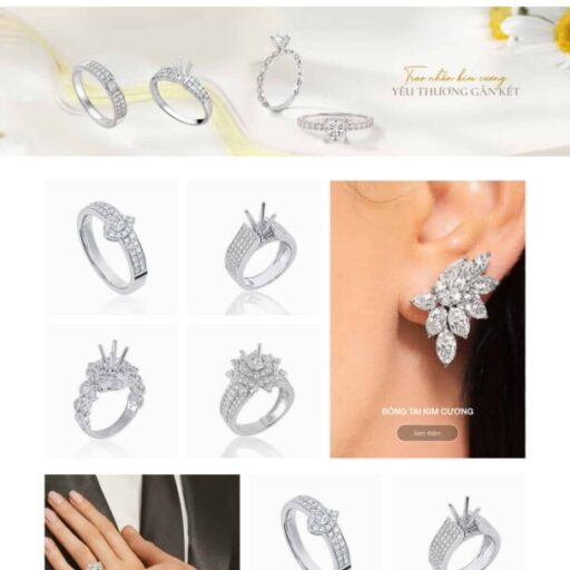 Theme wordpress bán đồ trang sức 1